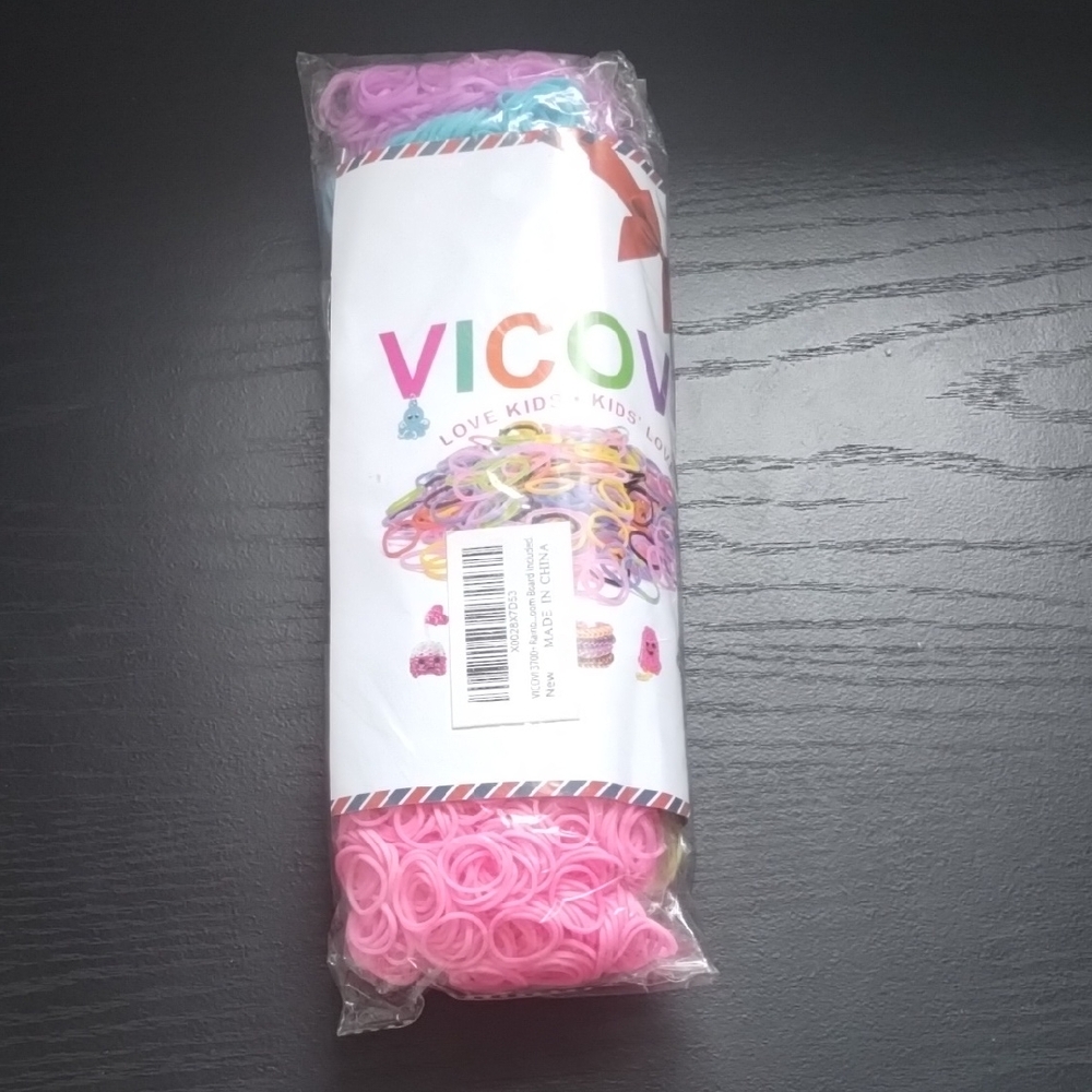 New VICOV Multicolor Elastic Bands Craft Set